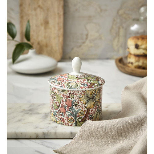 Les-Ottomans Lilly Of The Valley Sugar Pot | UK